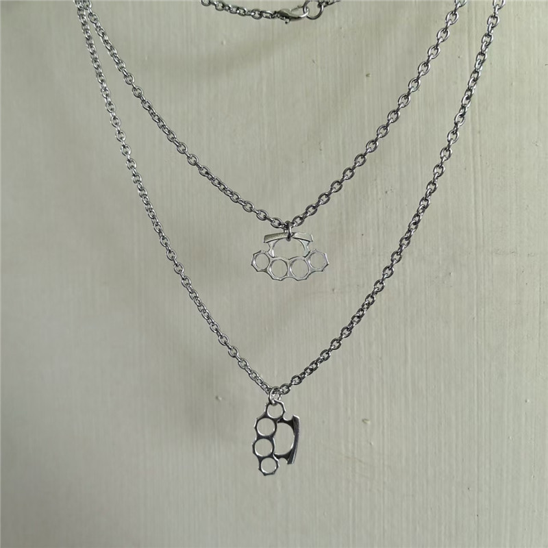 Women Accessories In English - Collar de acero inoxidable estilo punk