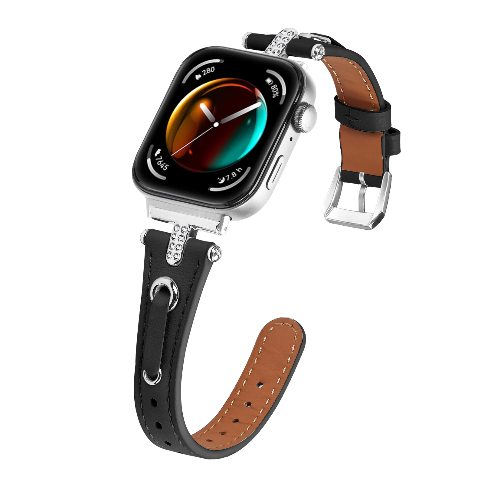 Women Accessories In English - Correa de cuero para Huawei Watch