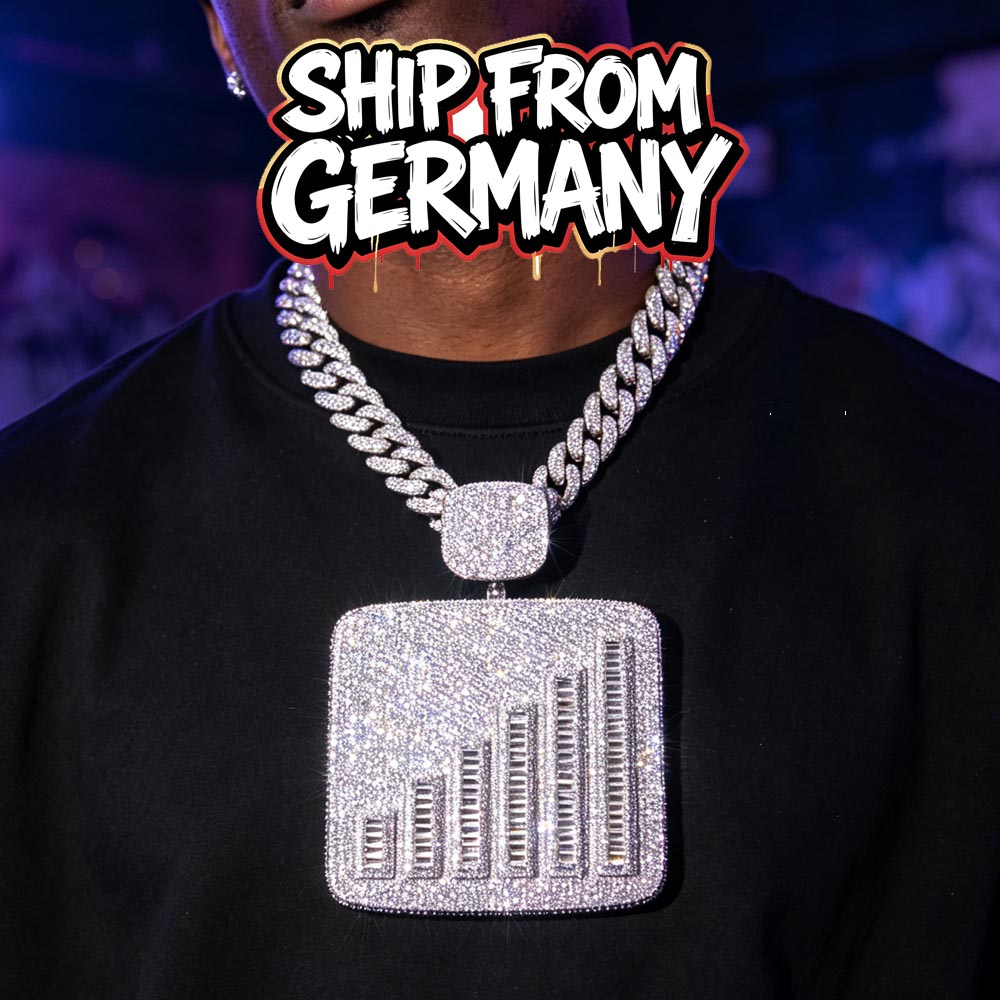 Women Accessories Meaning - Collar con colgante Hip Hop Blingbling