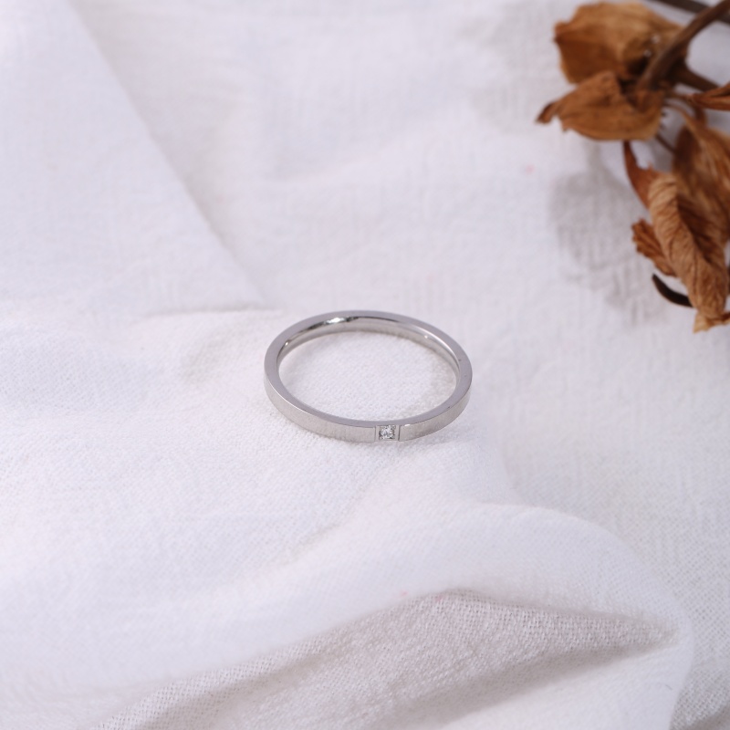 1 anillo fino de acero inoxida - Women Accessories Meaning reseña y precio