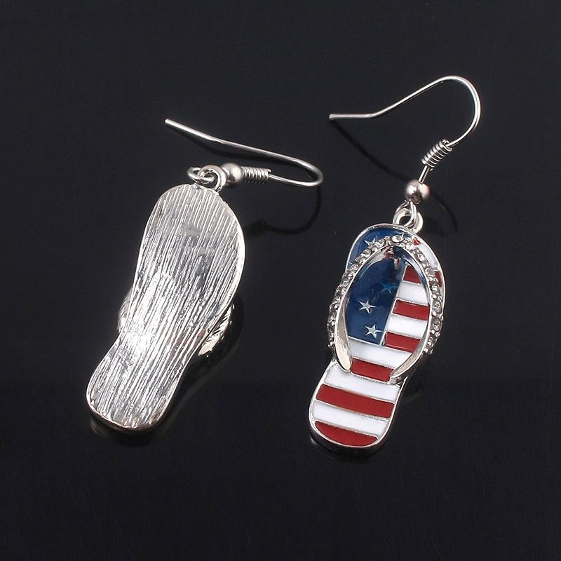 Pendientes con bandera america - Women Accessories Usa reseña y precio