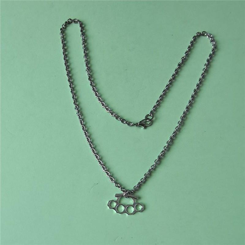 Collar de acero inoxidable est - Women Accessories In English reseña y precio