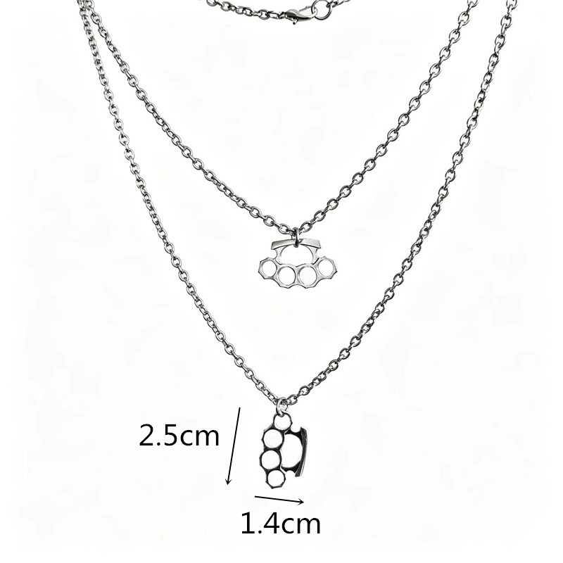 Collar de acero inoxidable est - Women Accessories In English reseña y precio