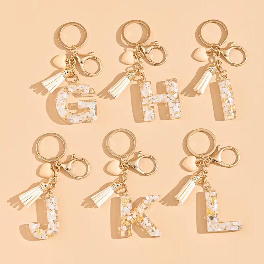 LLavero inglés de A-Z con borl - Women Accessories In English reseña y precio