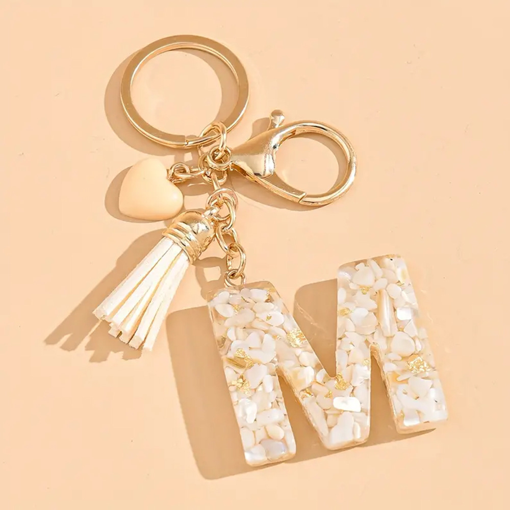 LLavero inglés de A-Z con borl - Women Accessories In English reseña y precio