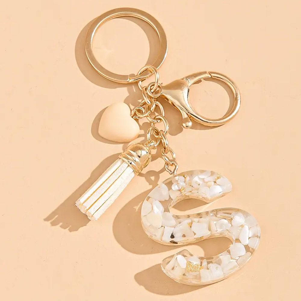 LLavero inglés de A-Z con borl - Women Accessories In English reseña y precio