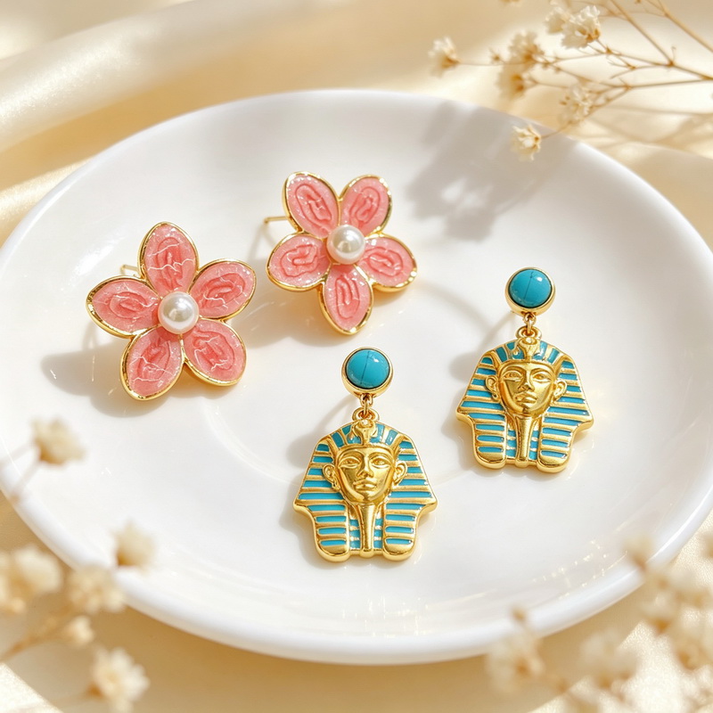 Pendientes de Acero Inoxidable - Women'S Egyptian Accessories reseña y precio