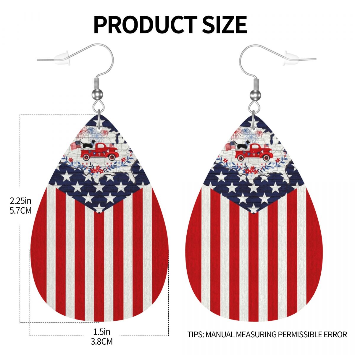 Pendientes de cuero con Panel  - Women Accessories Usa reseña y precio