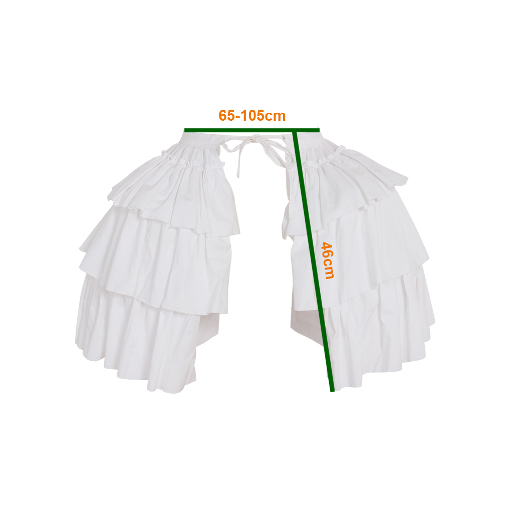 Falda barroca bilateral de cri - Women'S Victorian Accessories reseña y precio