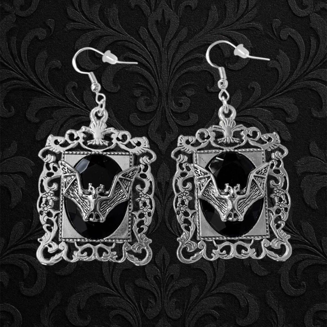 Pendientes de murciélago vampi - Women'S Victorian Accessories reseña y precio