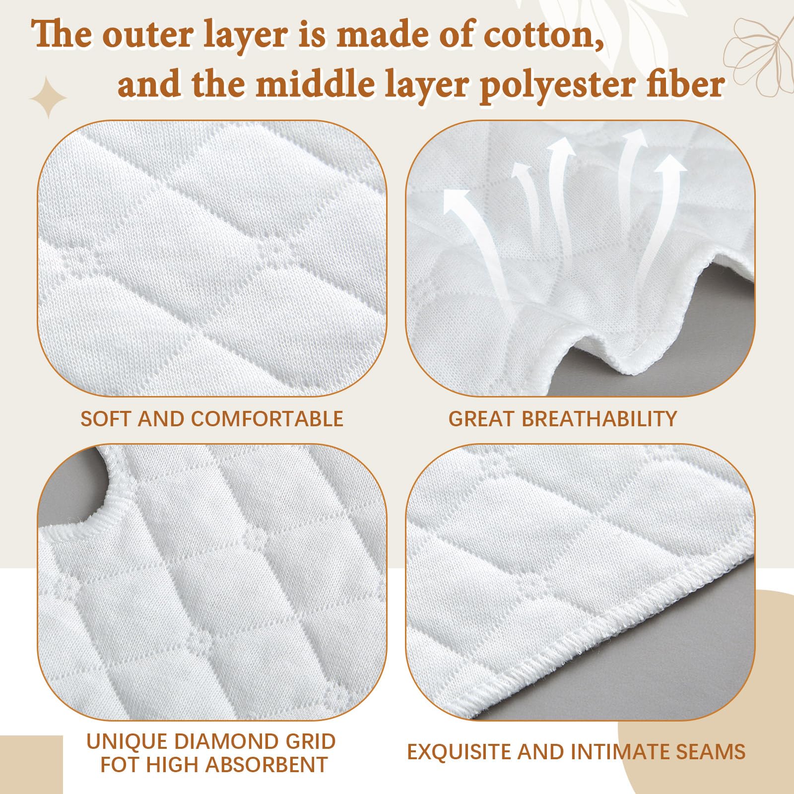 10 almohadillas absorbentes de - Women Accessories Under £10 reseña y precio