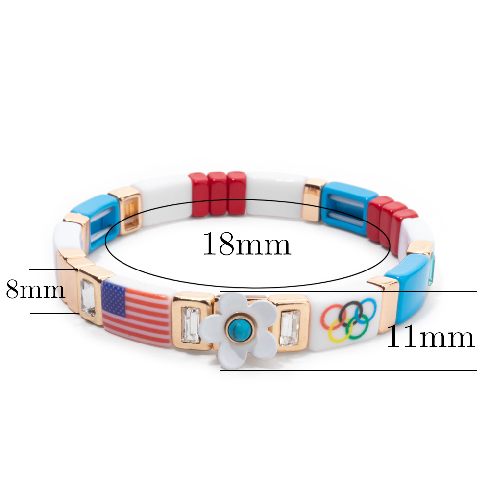 Pulseras Patrióticas con Diseñ - Women Accessories Usa reseña y precio