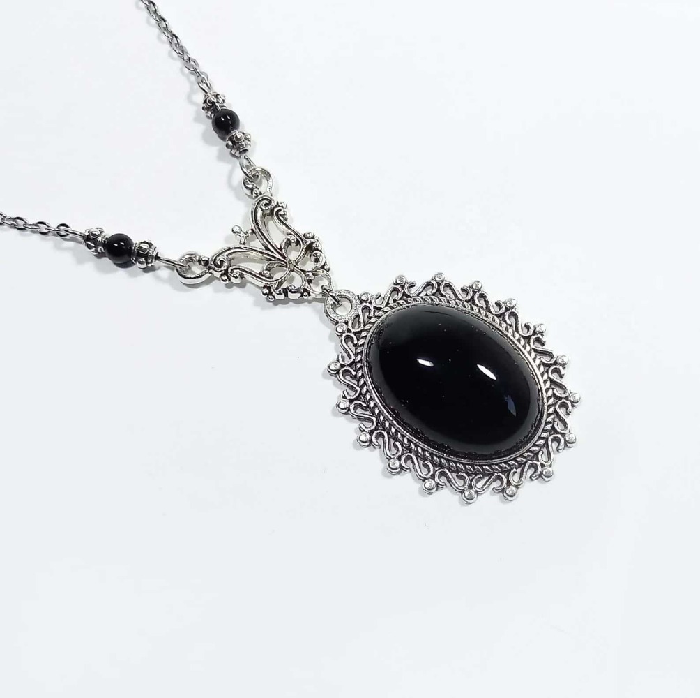 Collar con colgante de ágata n - Women'S Victorian Accessories reseña y precio